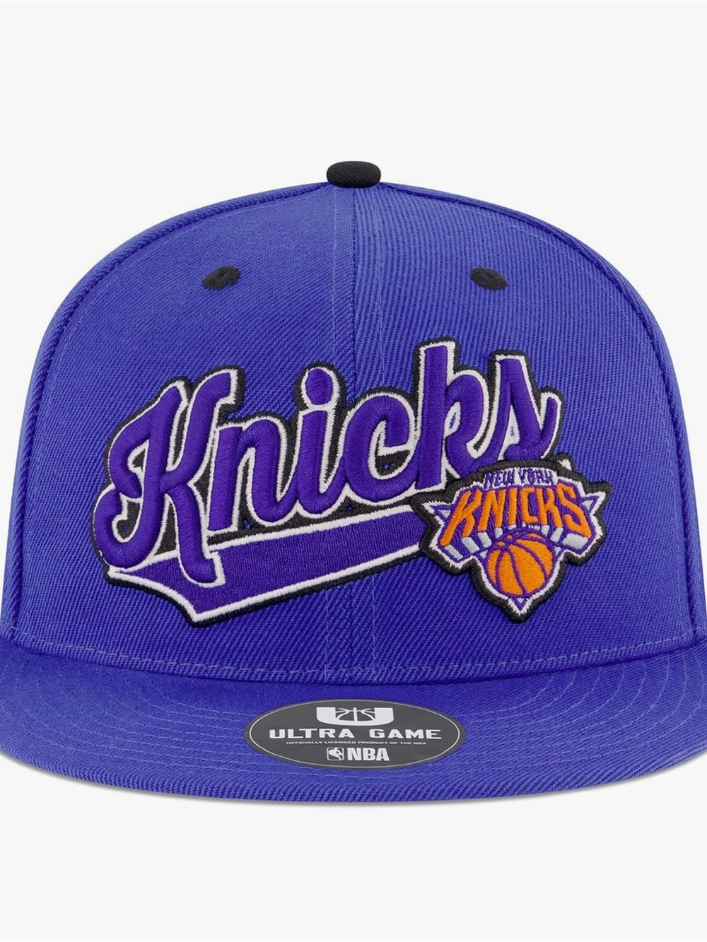 New York Knicks Script Logo Cap - Blue